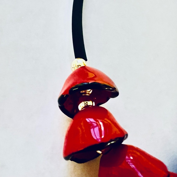 Necklace Handcrafted in Italy with Ceramic Beads Gorgeous NEW Never Worn - Picture 7 of 9